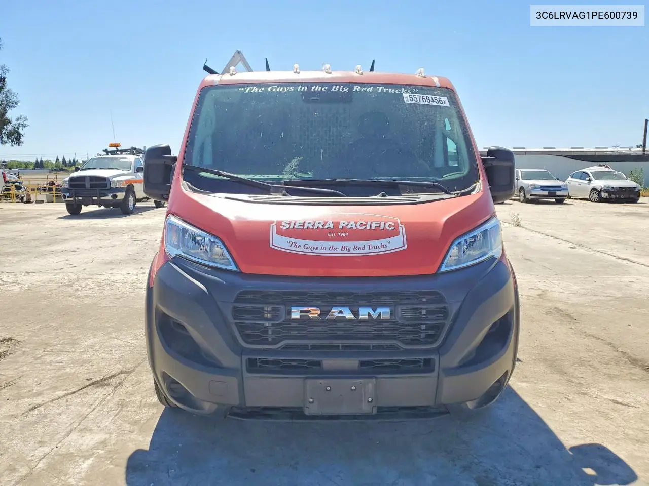 2023 Ram Promaster 1500 1500 Standard VIN: 3C6LRVAG1PE600739 Lot: 55769456