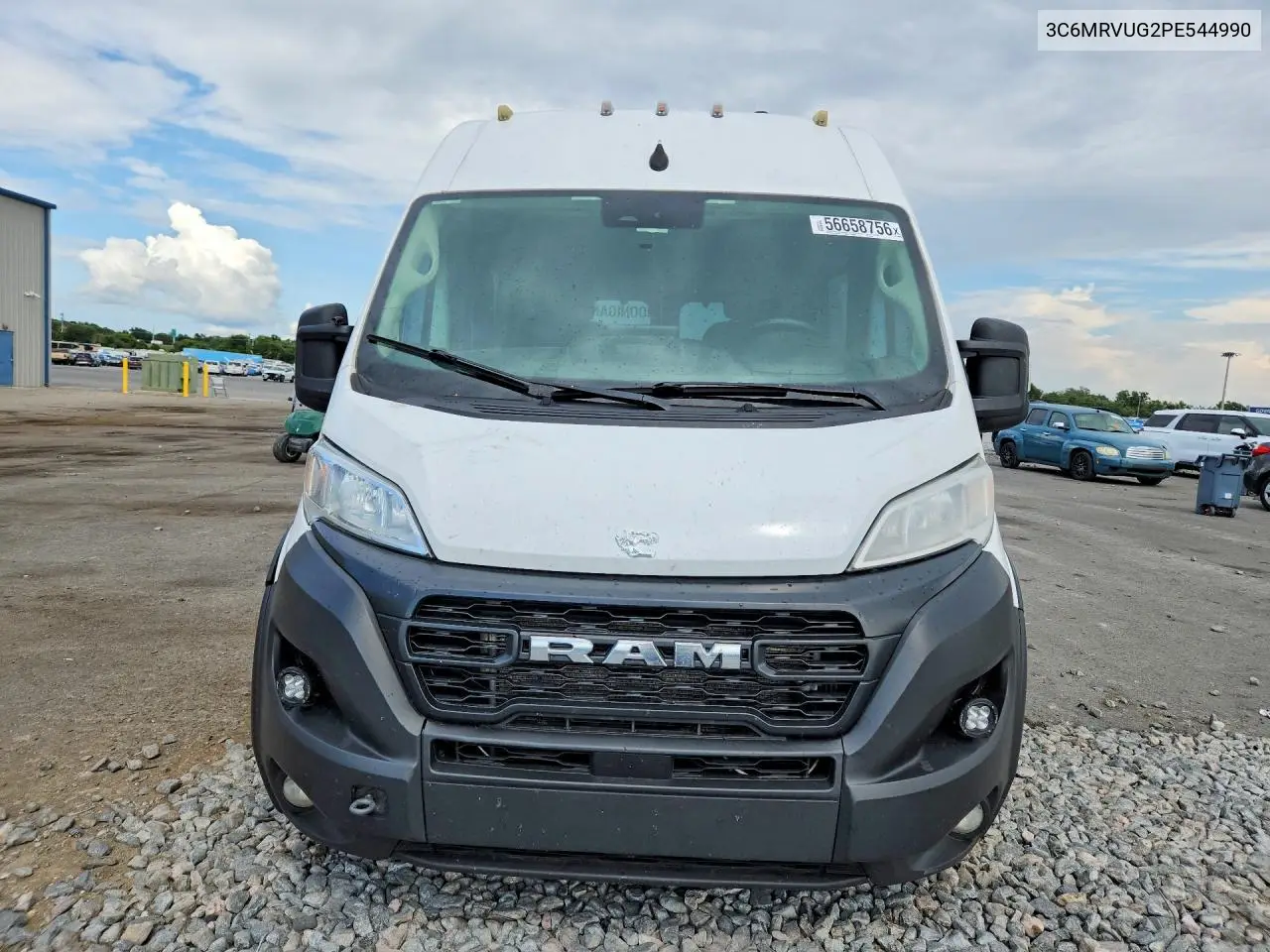 2023 Ram Promaster 3500 Delivery Van VIN: 3C6MRVUG2PE544990 Lot: 56658756