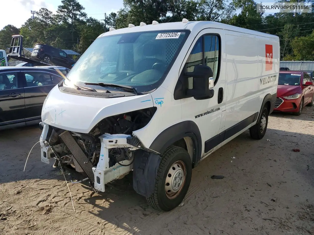 2023 Ram Promaster 2500 2500 Standard VIN: 3C6LRVVG0PE511156 Lot: 57725326
