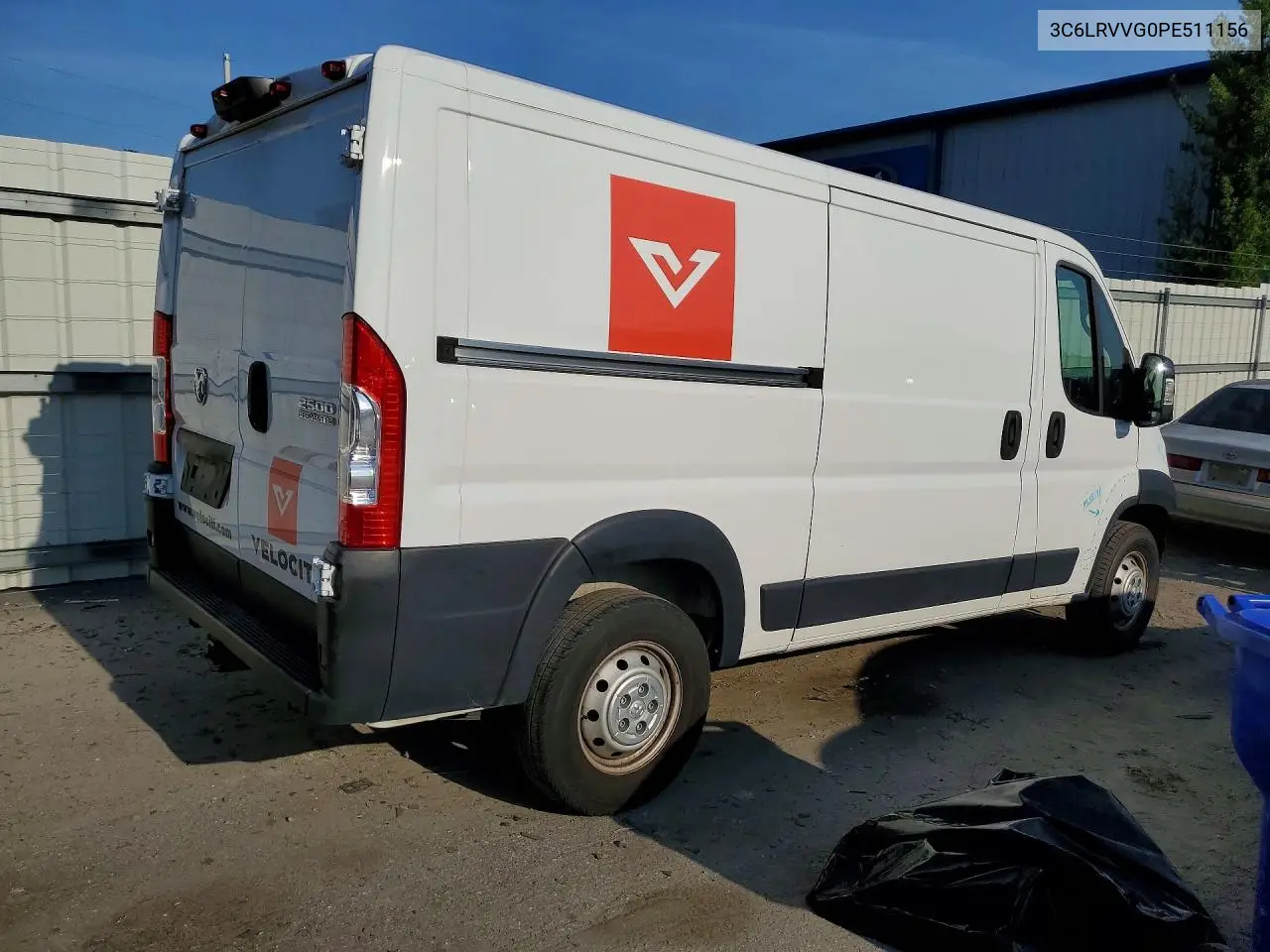 2023 Ram Promaster 2500 2500 Standard VIN: 3C6LRVVG0PE511156 Lot: 57725326