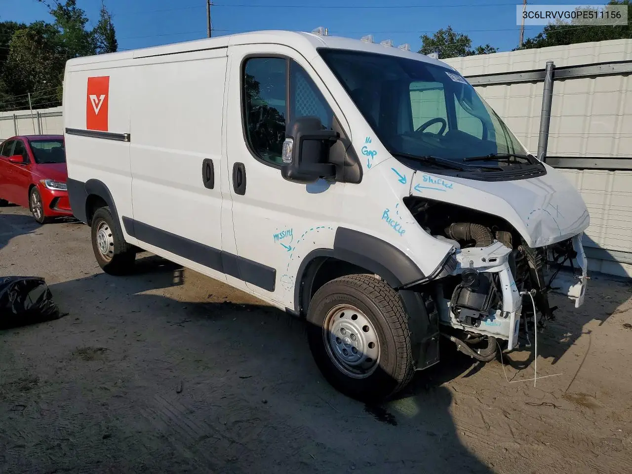 2023 Ram Promaster 2500 2500 Standard VIN: 3C6LRVVG0PE511156 Lot: 57725326