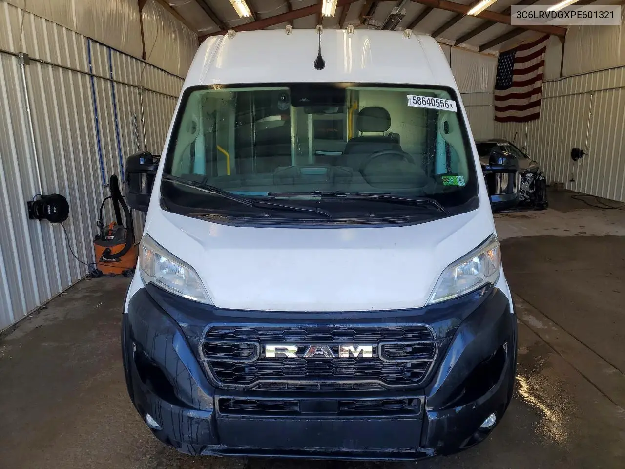 2023 Ram Promaster 2500 2500 High VIN: 3C6LRVDGXPE601321 Lot: 58640556