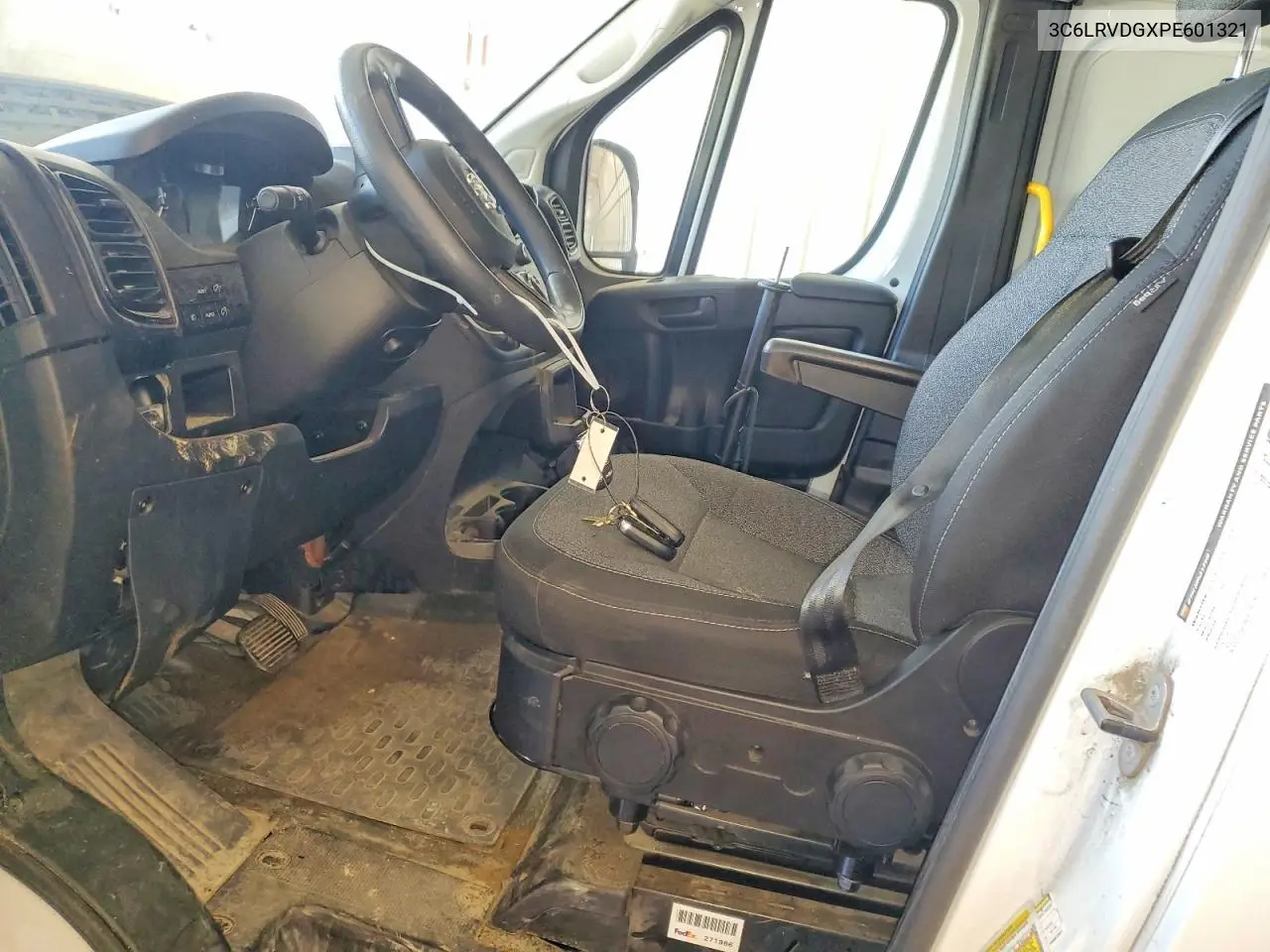 2023 Ram Promaster 2500 2500 High VIN: 3C6LRVDGXPE601321 Lot: 58640556
