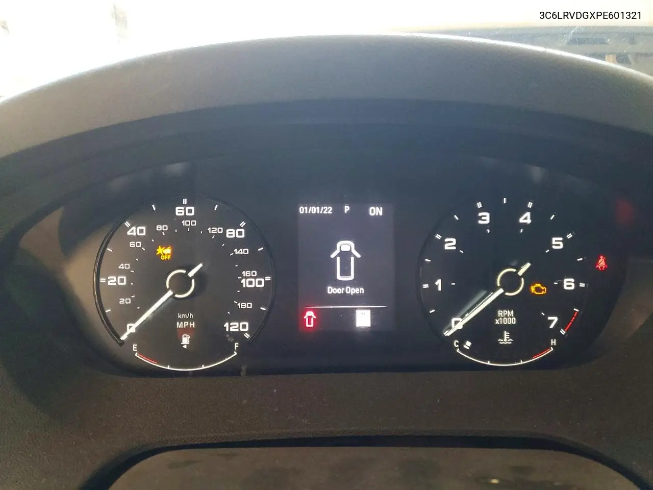 2023 Ram Promaster 2500 2500 High VIN: 3C6LRVDGXPE601321 Lot: 58640556