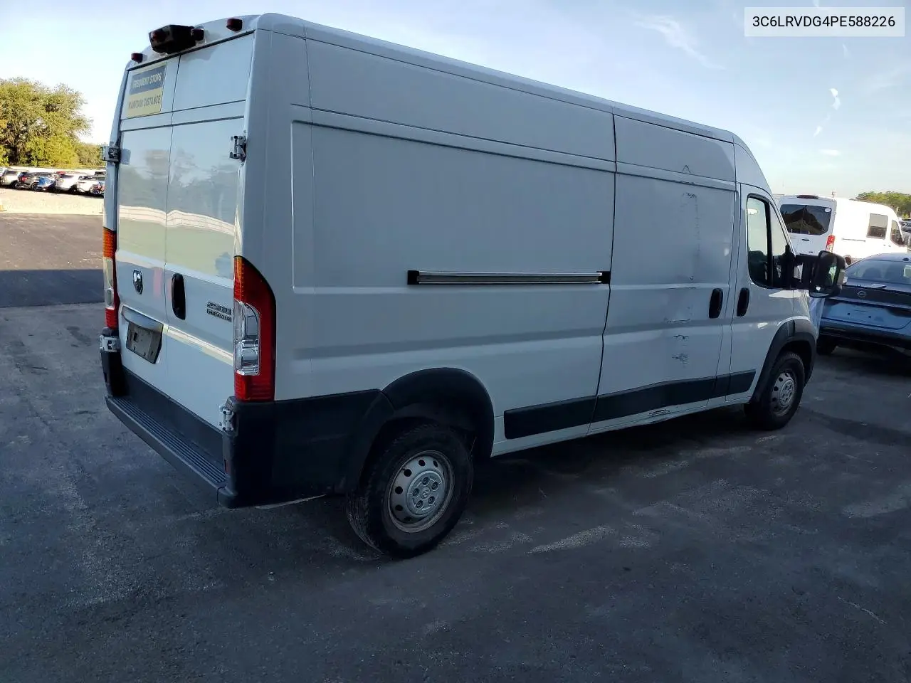 2023 Ram Promaster 2500 Delivery Van VIN: 3C6LRVDG4PE588226 Lot: 58835436