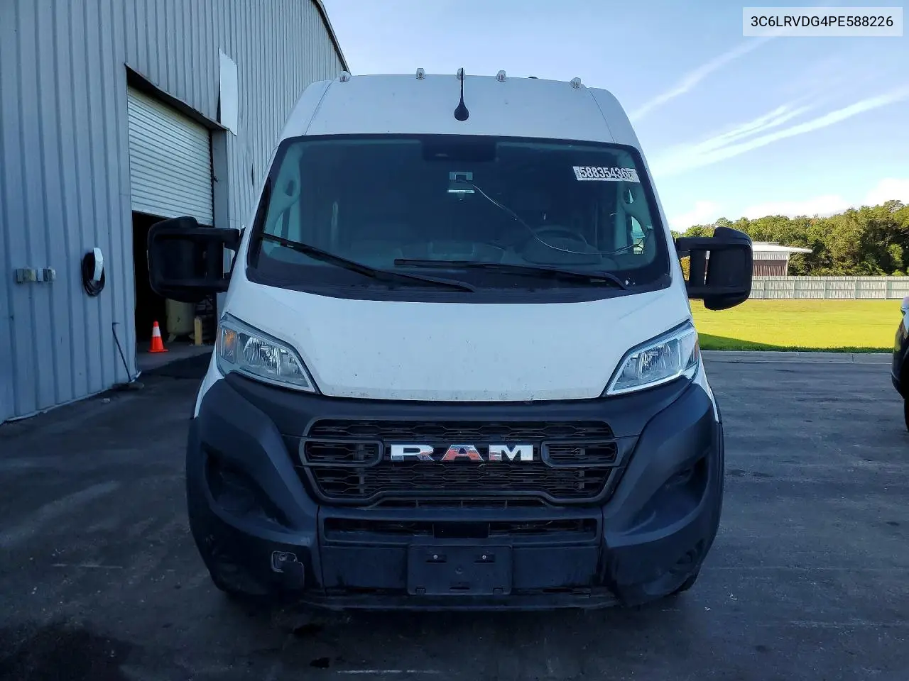 2023 Ram Promaster 2500 Delivery Van VIN: 3C6LRVDG4PE588226 Lot: 58835436