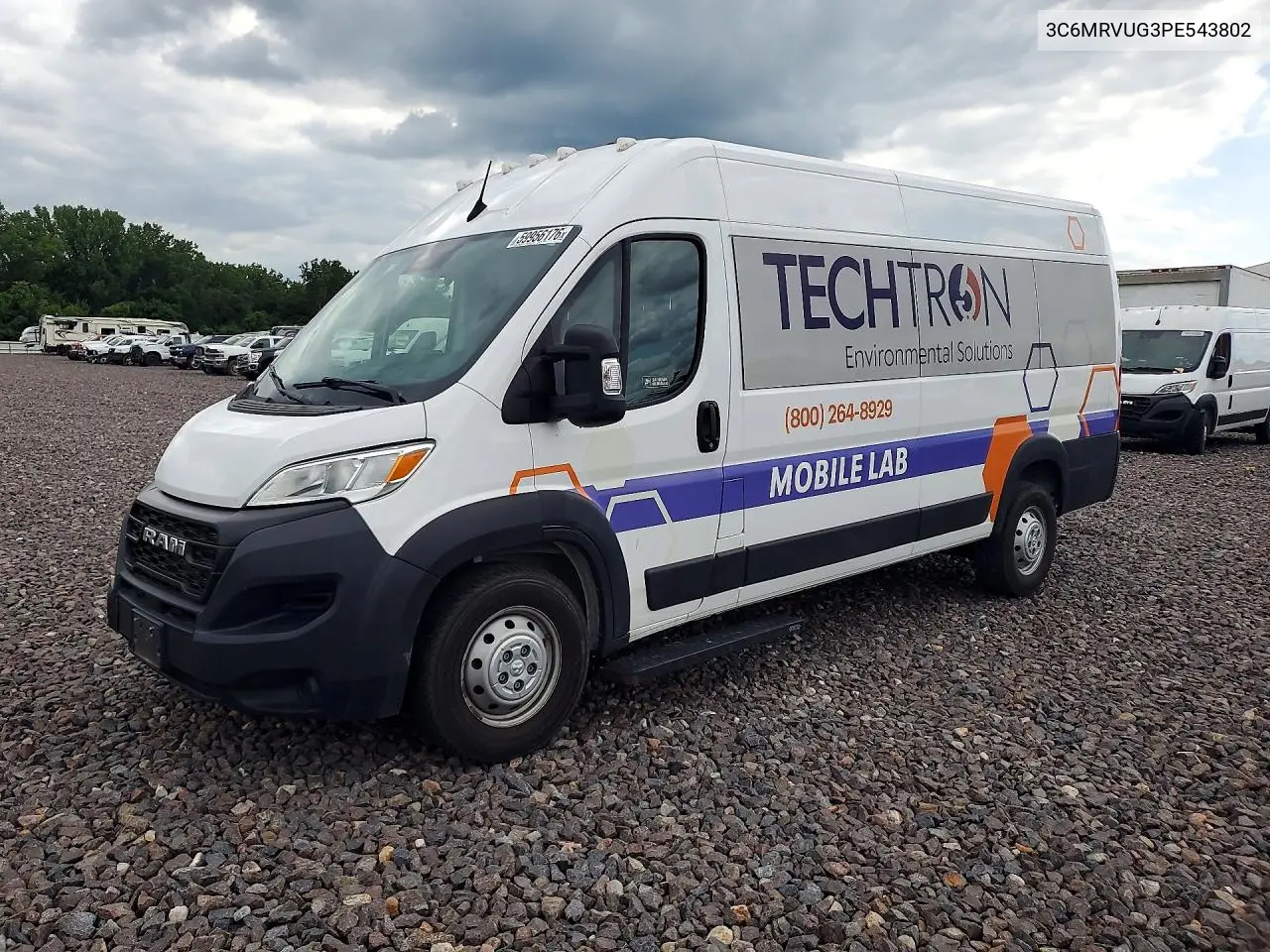 2023 Ram Promaster 3500 3500 High VIN: 3C6MRVUG3PE543802 Lot: 59956176