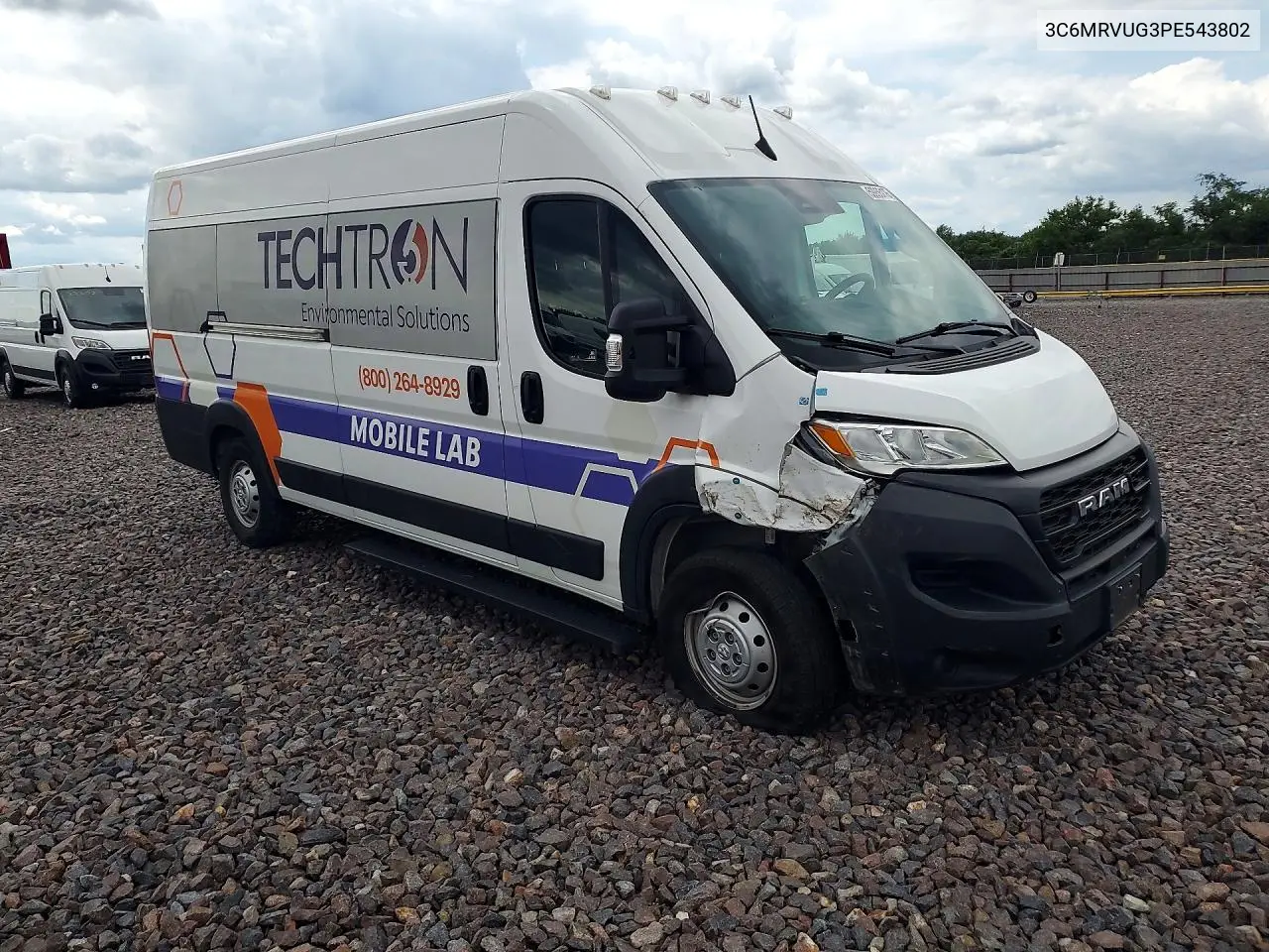 2023 Ram Promaster 3500 3500 High VIN: 3C6MRVUG3PE543802 Lot: 59956176