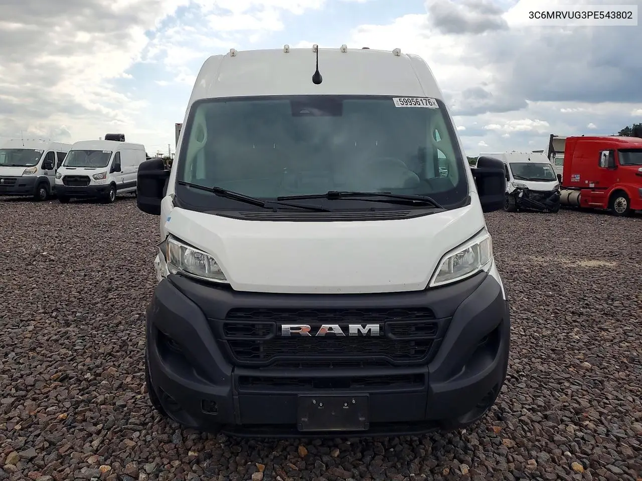 2023 Ram Promaster 3500 3500 High VIN: 3C6MRVUG3PE543802 Lot: 59956176