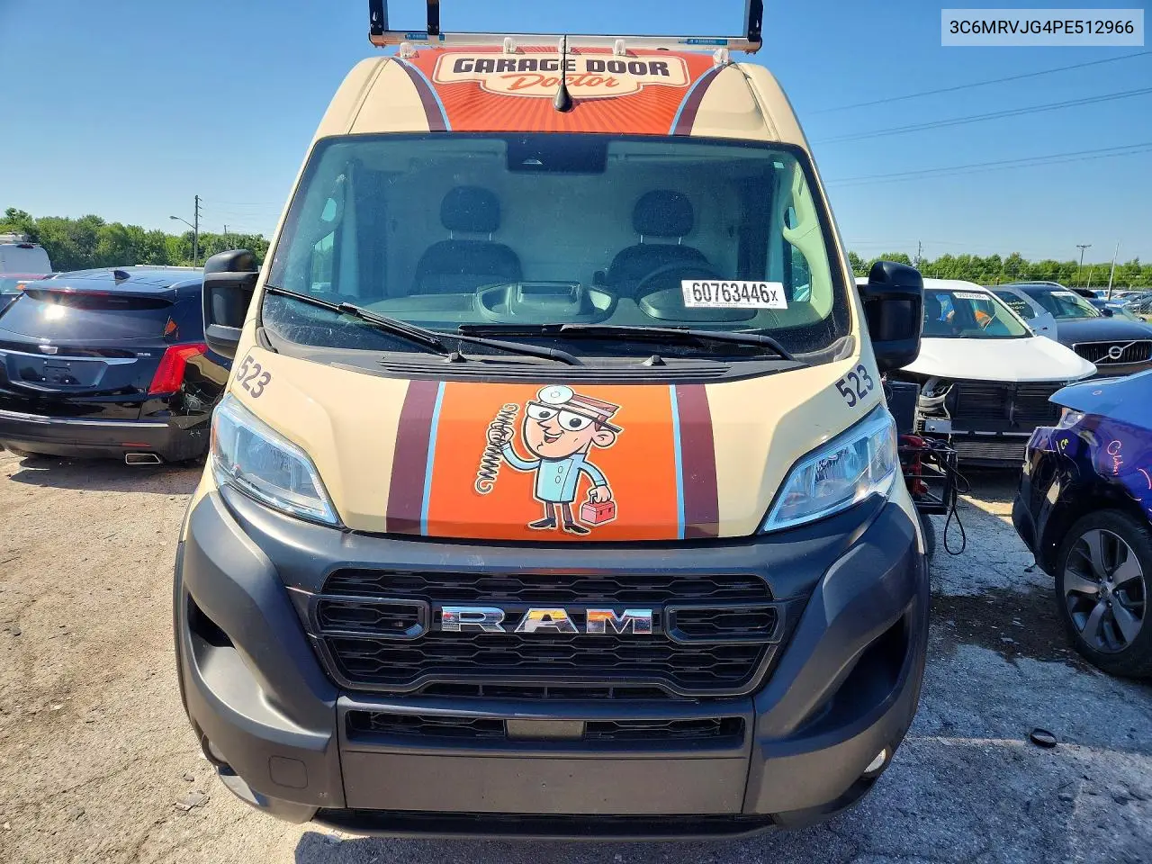 2023 Ram Promaster 3500 3500 High VIN: 3C6MRVJG4PE512966 Lot: 60763446