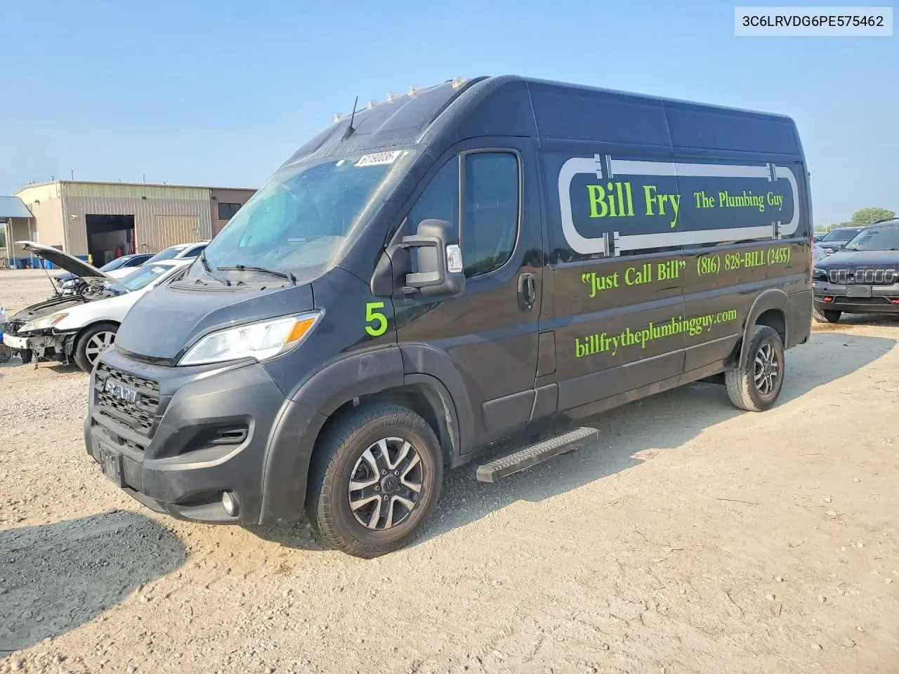 2023 Ram Promaster 2500 2500 High VIN: 3C6LRVDG6PE575462 Lot: 61190036