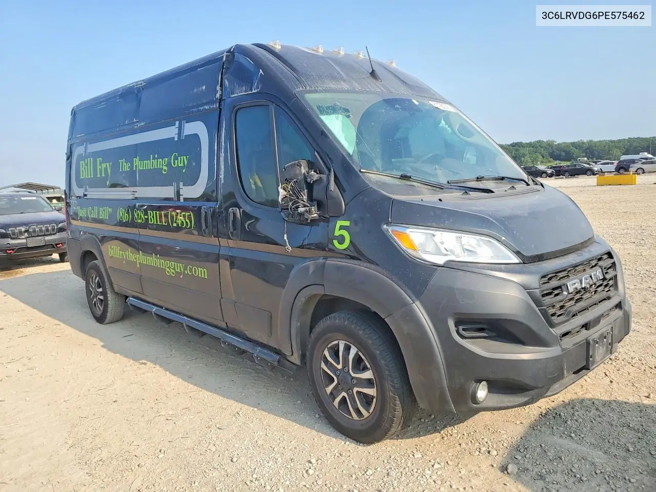 2023 Ram Promaster 2500 2500 High VIN: 3C6LRVDG6PE575462 Lot: 61190036