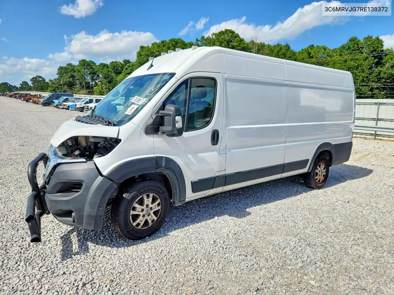2024 Ram Promaster 3500 3500 High VIN: 3C6MRVJG7RE138372 Lot: 58707736