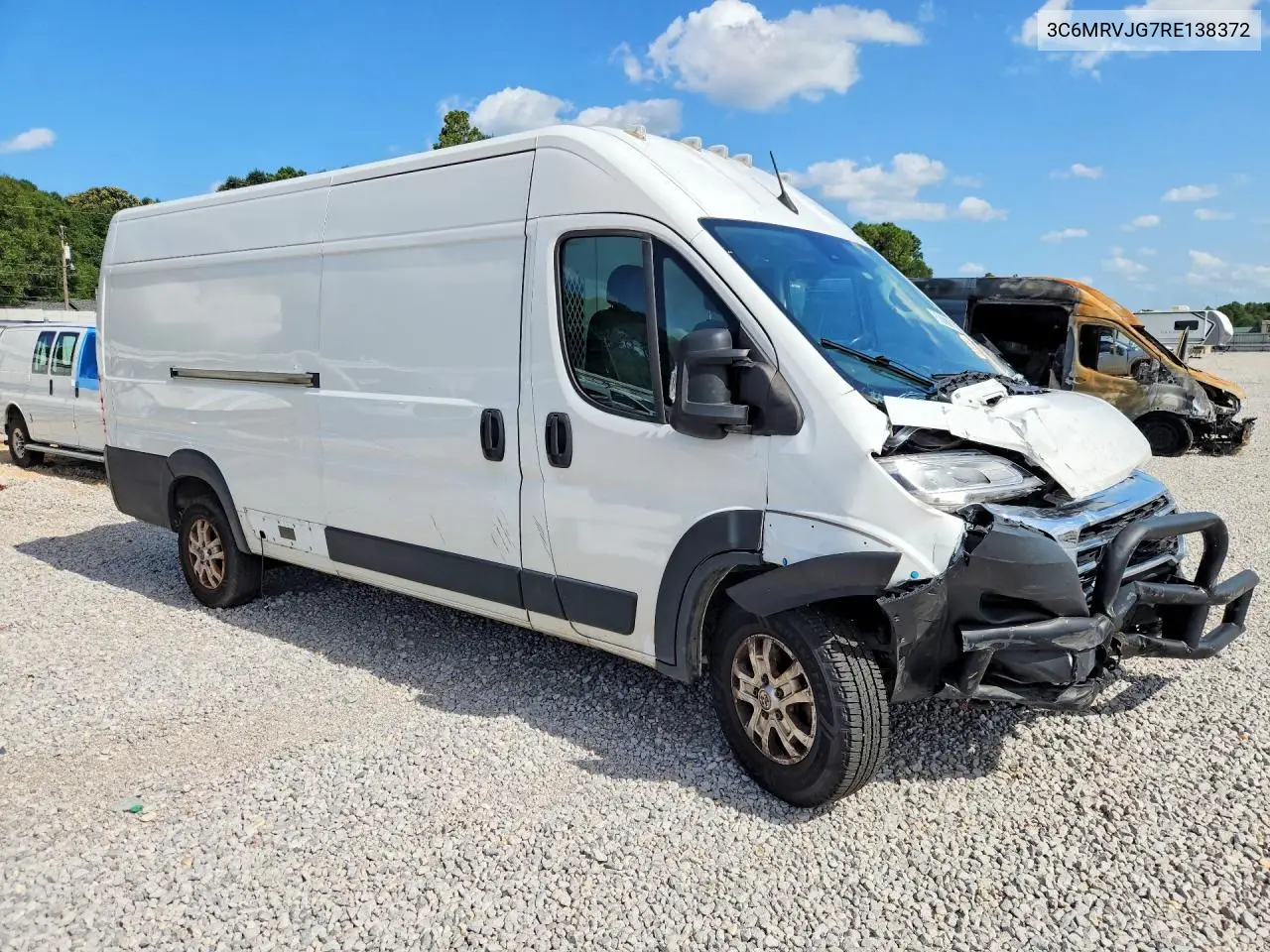 2024 Ram Promaster 3500 3500 High VIN: 3C6MRVJG7RE138372 Lot: 58707736