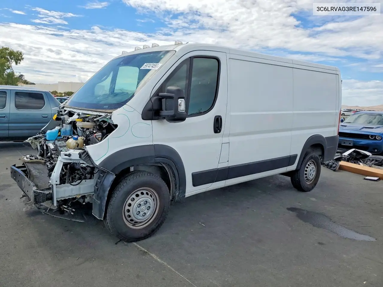 2024 Ram Promaster 1500 1500 Standard VIN: 3C6LRVAG3RE147596 Lot: 59747456