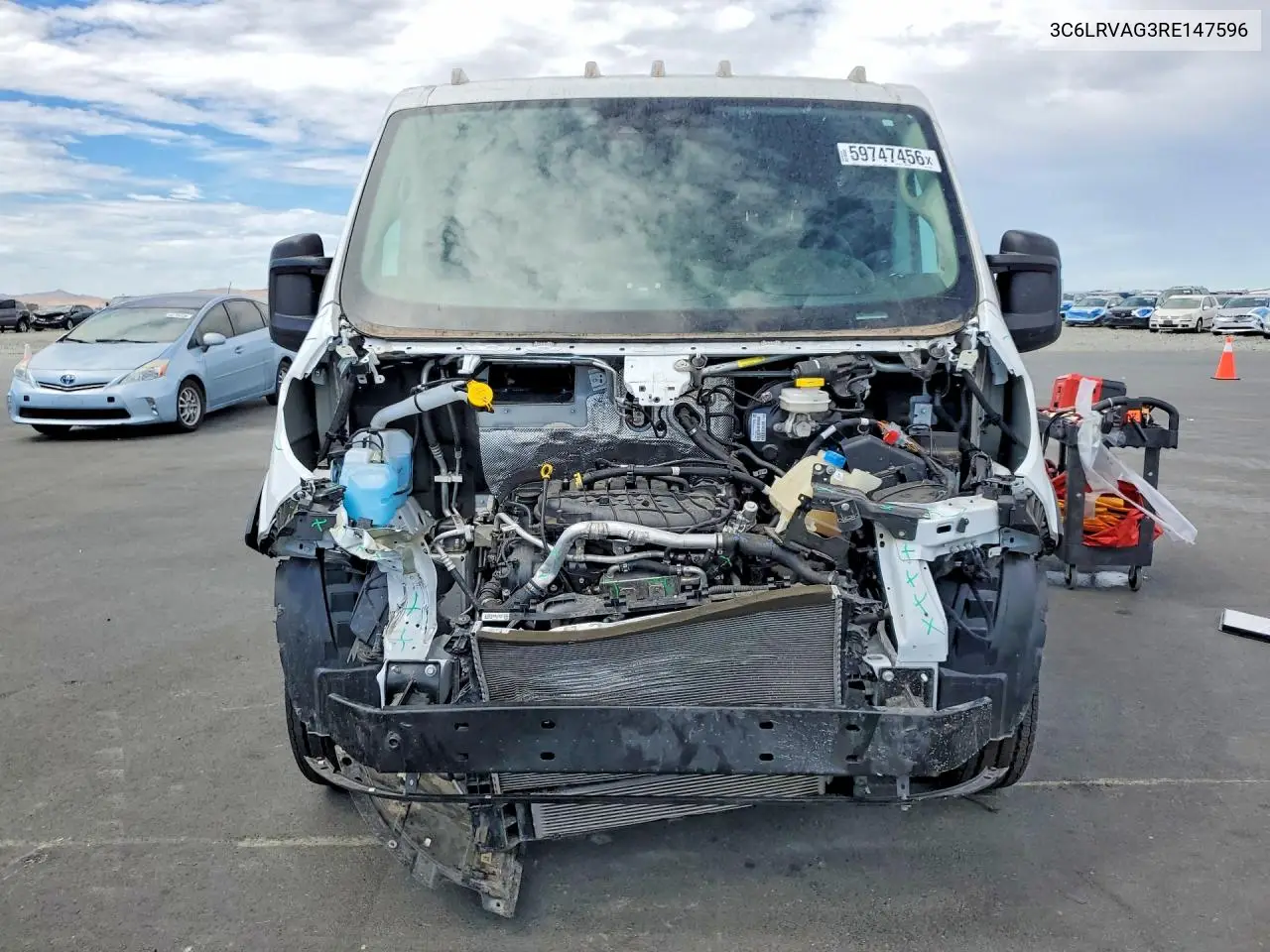 2024 Ram Promaster 1500 1500 Standard VIN: 3C6LRVAG3RE147596 Lot: 59747456