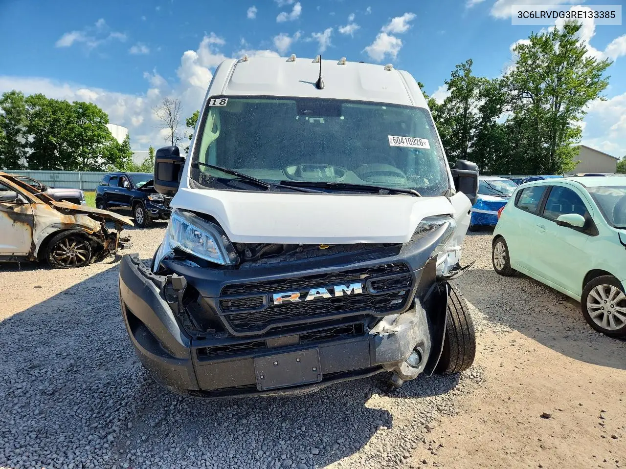 2024 Ram Promaster 2500 Delivery Van VIN: 3C6LRVDG3RE133385 Lot: 60410926