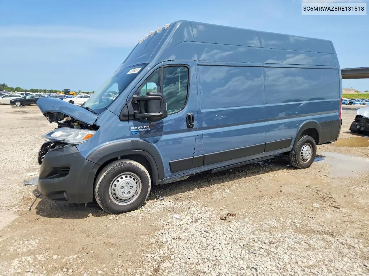 2024 Ram Promaster 3500 Delivery Van VIN: 3C6MRWAZ8RE131518 Lot: 60858256