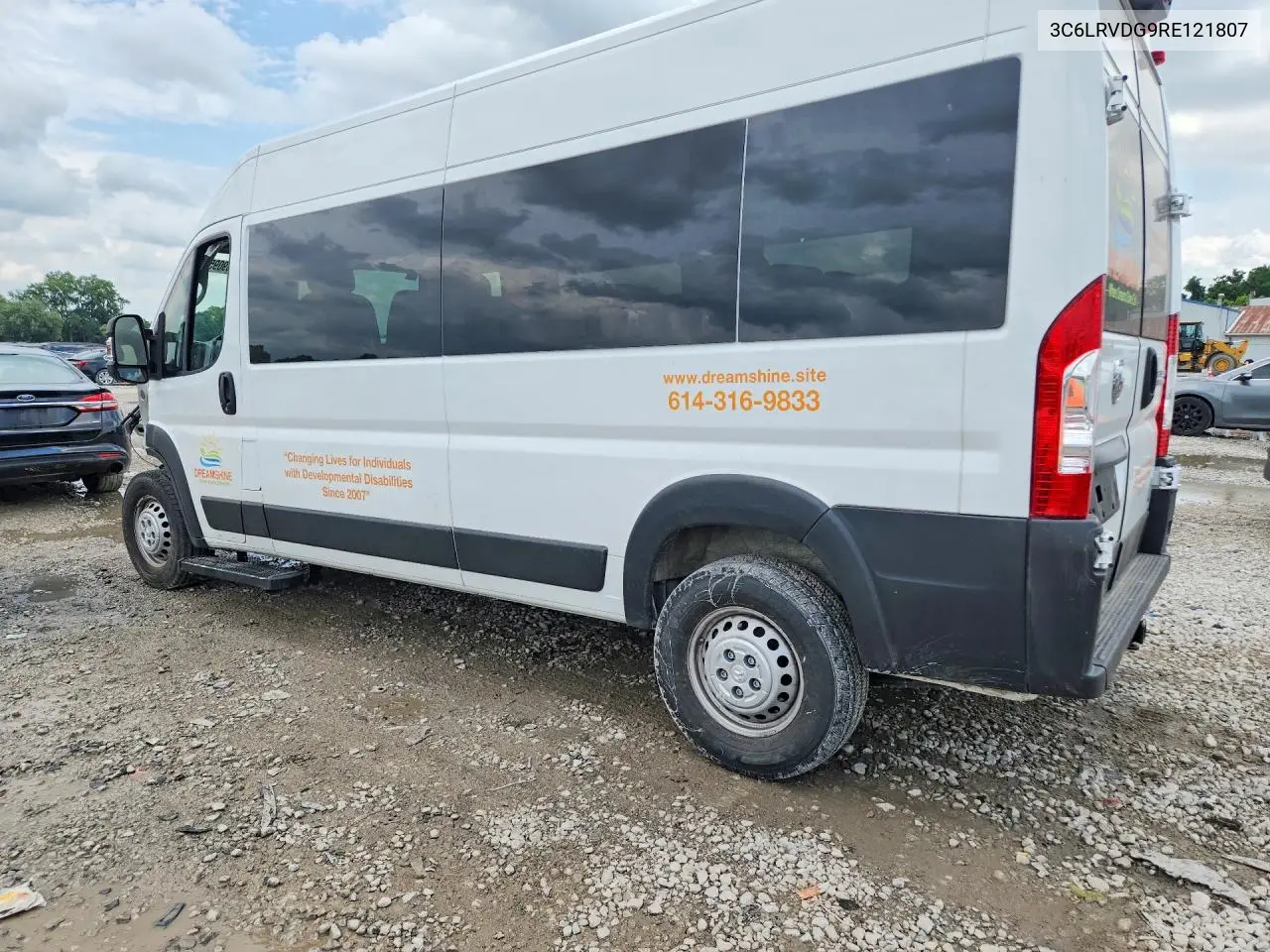 2024 Ram Promaster 2500 2500 High VIN: 3C6LRVDG9RE121807 Lot: 61188426