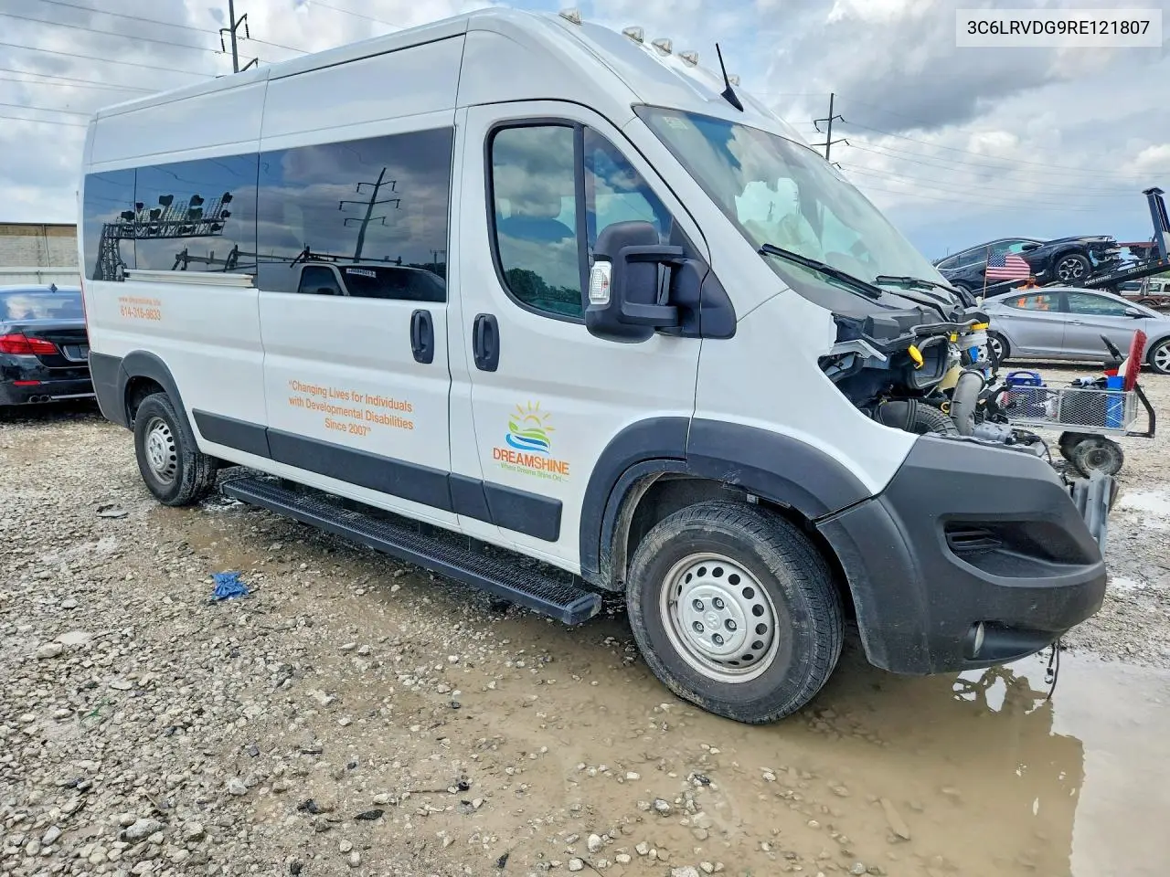 2024 Ram Promaster 2500 2500 High VIN: 3C6LRVDG9RE121807 Lot: 61188426