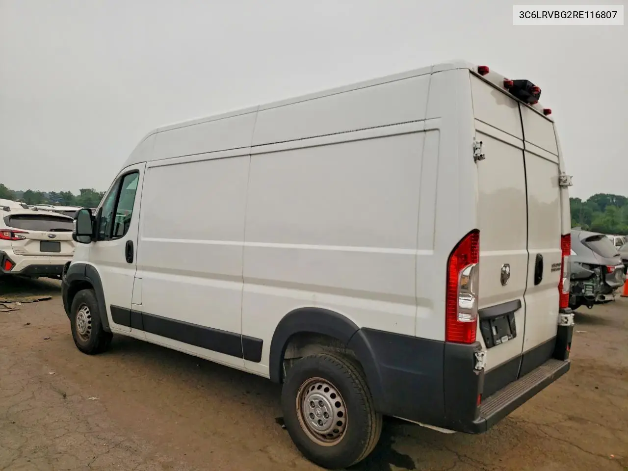 2024 Ram Promaster 1500 1500 High VIN: 3C6LRVBG2RE116807 Lot: 61234876