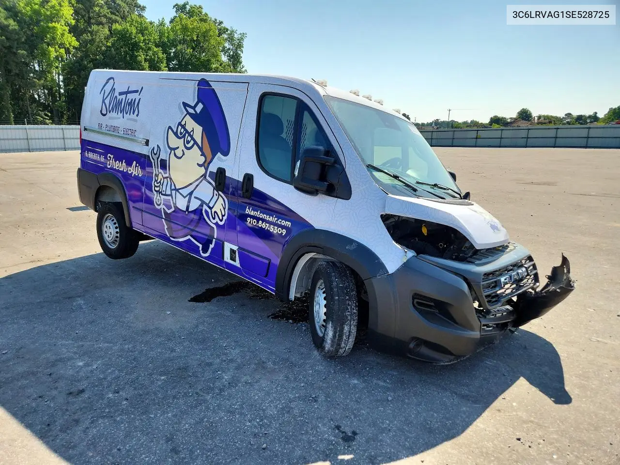 2025 Ram Promaster 1500 1500 Standard VIN: 3C6LRVAG1SE528725 Lot: 56836336