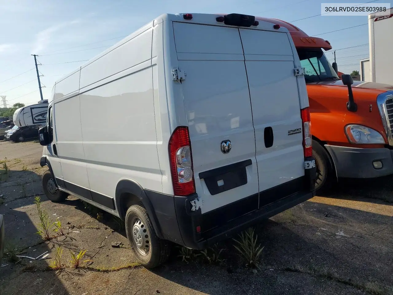 2025 Ram Promaster 2500 Delivery Van VIN: 3C6LRVDG2SE503988 Lot: 56996226