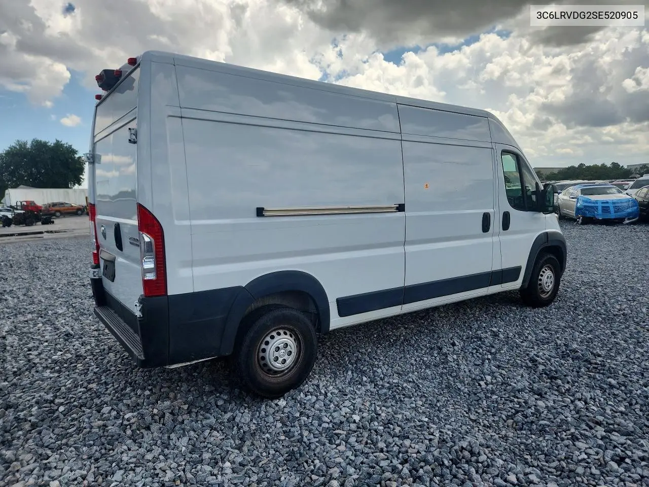 2025 Ram Promaster 2500 Delivery Van VIN: 3C6LRVDG2SE520905 Lot: 58787436