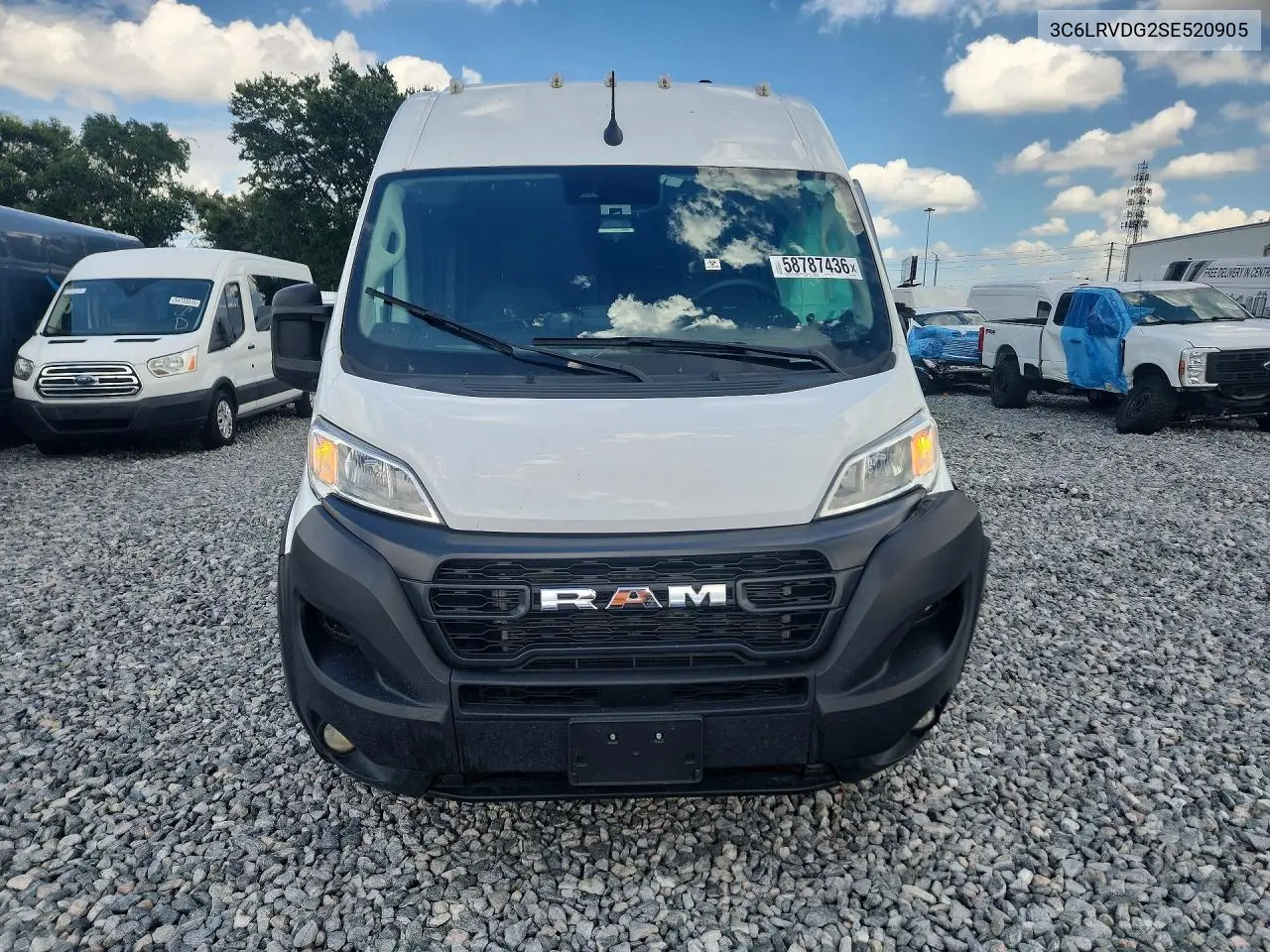 2025 Ram Promaster 2500 Delivery Van VIN: 3C6LRVDG2SE520905 Lot: 58787436