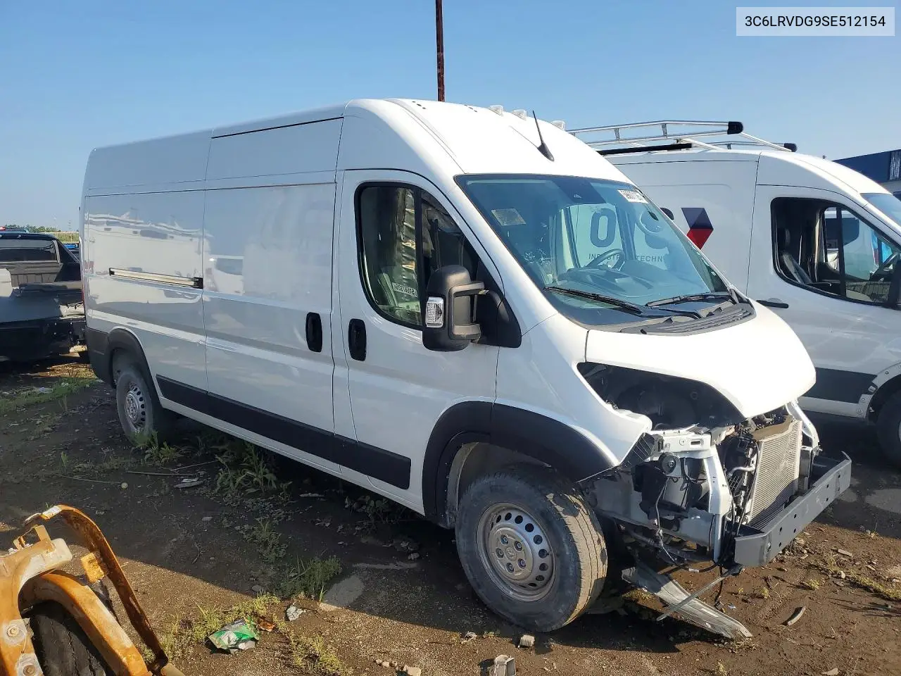 2025 Ram Promaster 2500 Delivery Van VIN: 3C6LRVDG9SE512154 Lot: 59607126