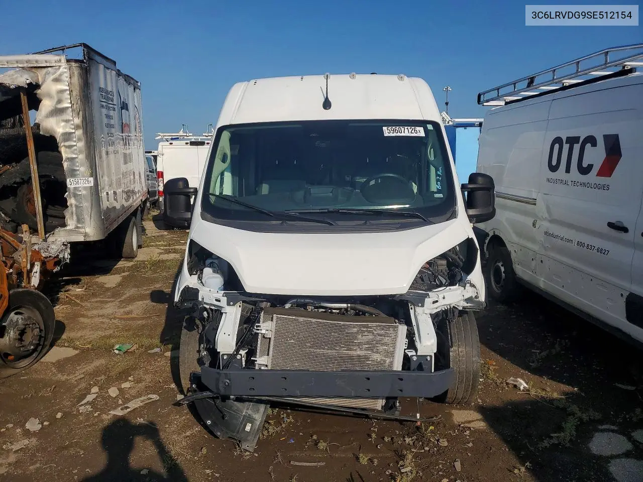 2025 Ram Promaster 2500 Delivery Van VIN: 3C6LRVDG9SE512154 Lot: 59607126