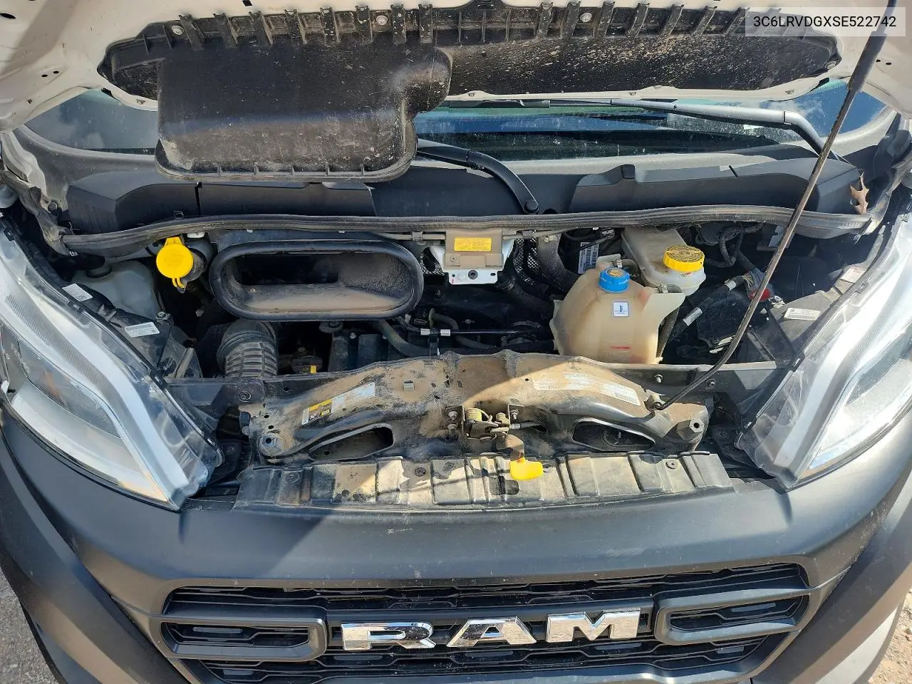 2025 Ram Promaster 2500 Delivery Van VIN: 3C6LRVDGXSE522742 Lot: 61043866