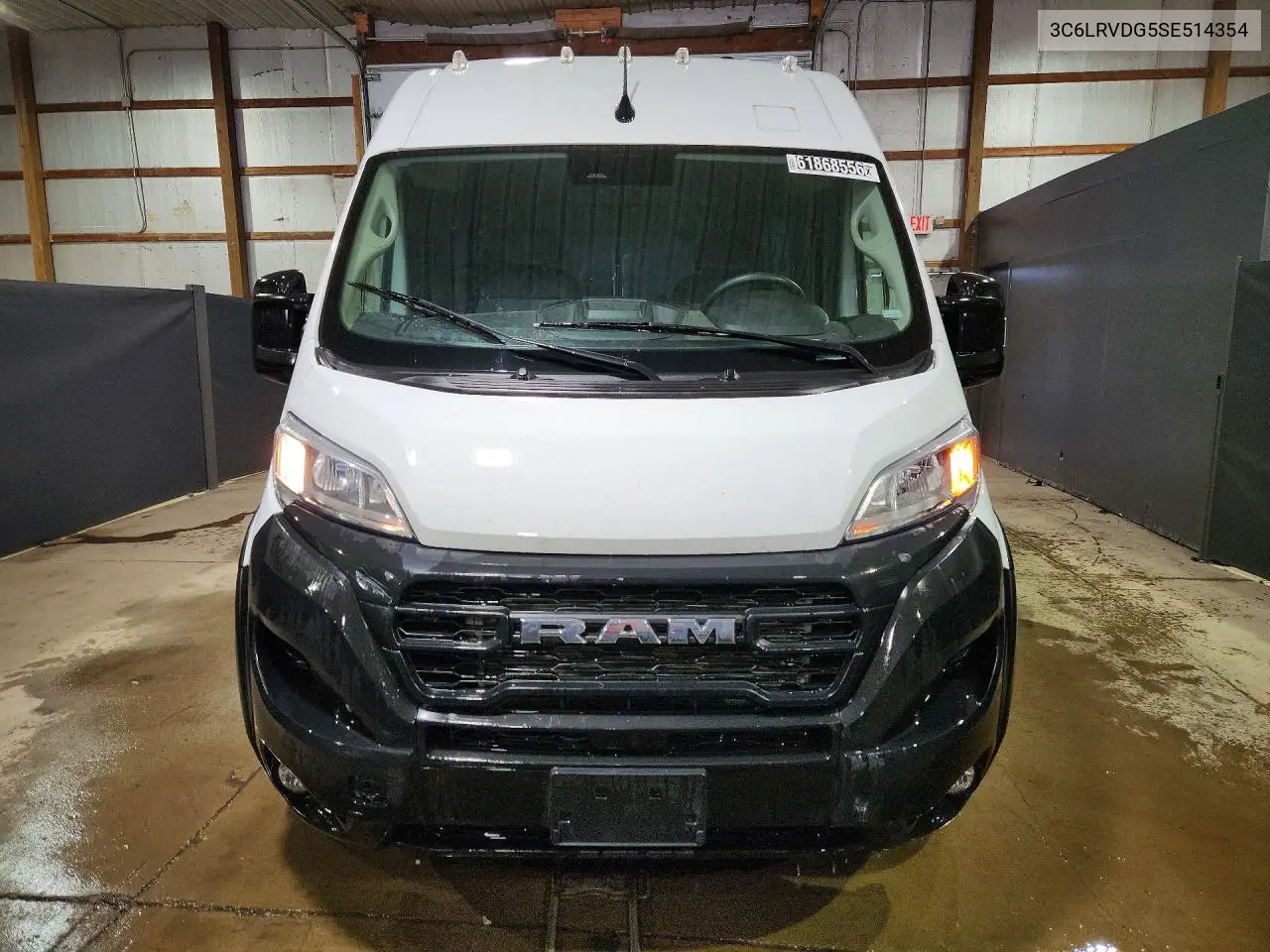 2025 Ram Promaster 2500 2500 High VIN: 3C6LRVDG5SE514354 Lot: 61868556