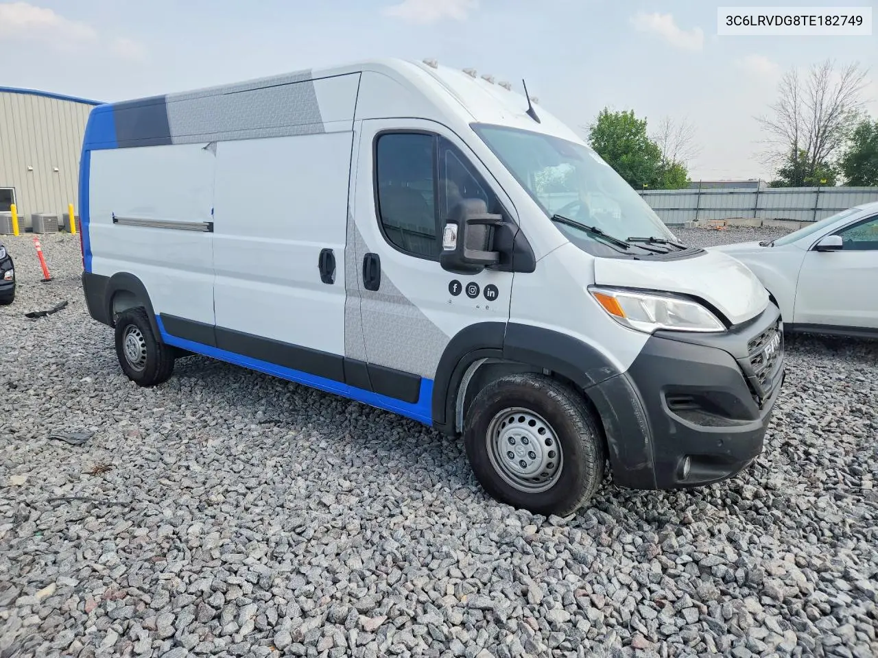 2026 Ram Promaster 2500 2500 High VIN: 3C6LRVDG8TE182749 Lot: 61698176