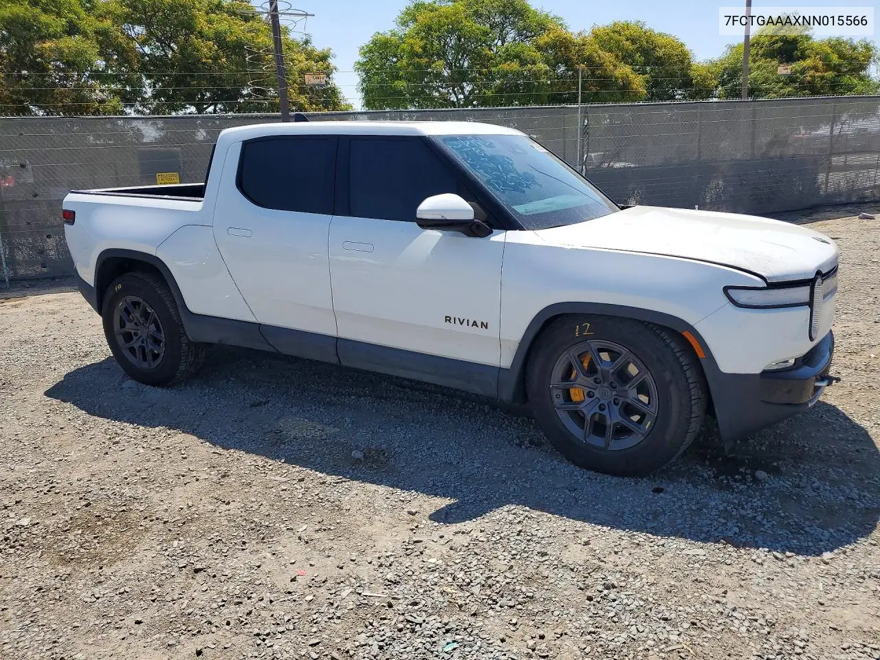 2022 Rivian R1T Adventure VIN: 7FCTGAAAXNN015566 Lot: 53999886