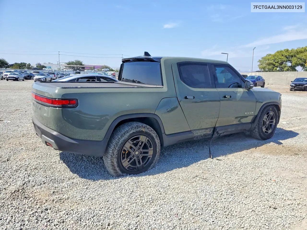 2022 Rivian R1T Launch Edition VIN: 7FCTGAAL3NN003129 Lot: 56066276