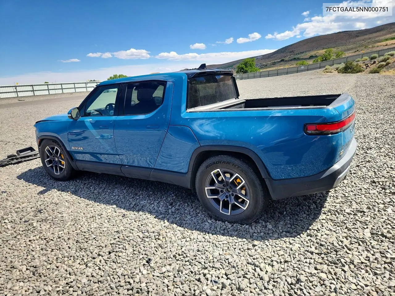 2022 Rivian R1T Launch Edition VIN: 7FCTGAAL5NN000751 Lot: 59659886