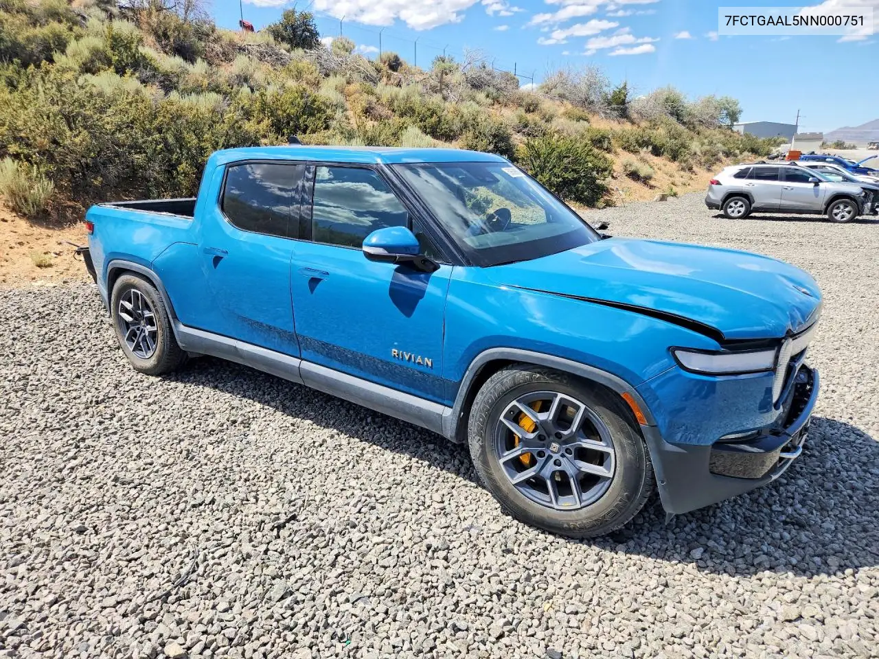 2022 Rivian R1T Launch Edition VIN: 7FCTGAAL5NN000751 Lot: 59659886
