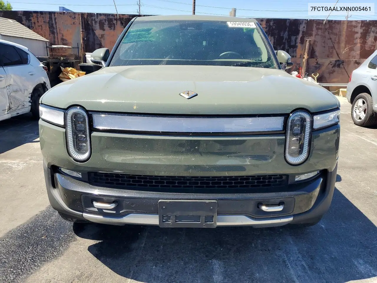 2022 Rivian R1T Launch Edition VIN: 7FCTGAALXNN005461 Lot: 59949936