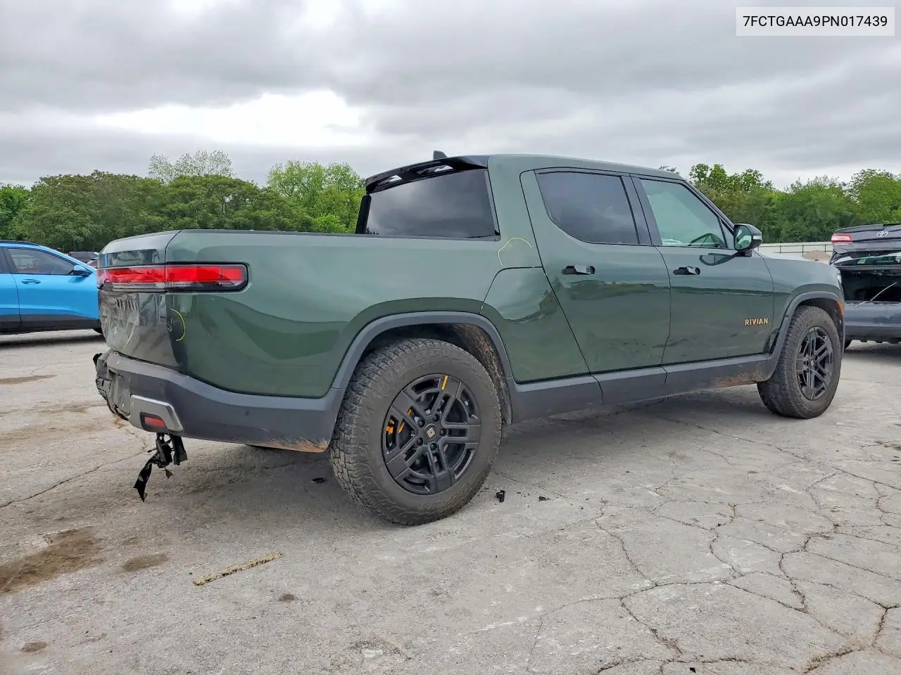2023 Rivian R1T Adventure VIN: 7FCTGAAA9PN017439 Lot: 50435056
