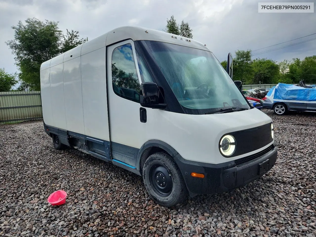 2023 Rivian Edv 700 Delivery Van VIN: 7FCEHEB79PN005291 Lot: 52742896