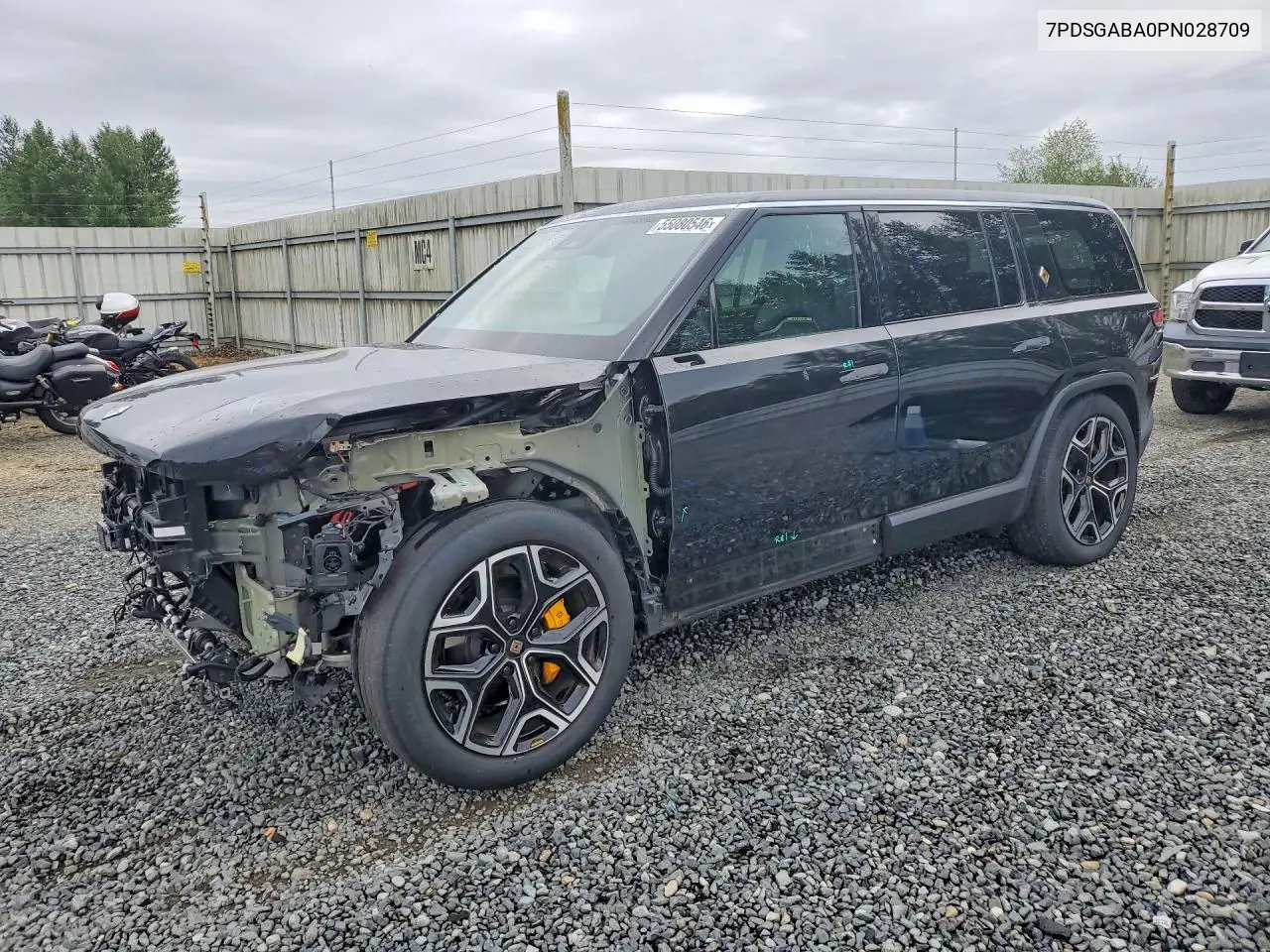 2023 Rivian R1S Adventure VIN: 7PDSGABA0PN028709 Lot: 55080546