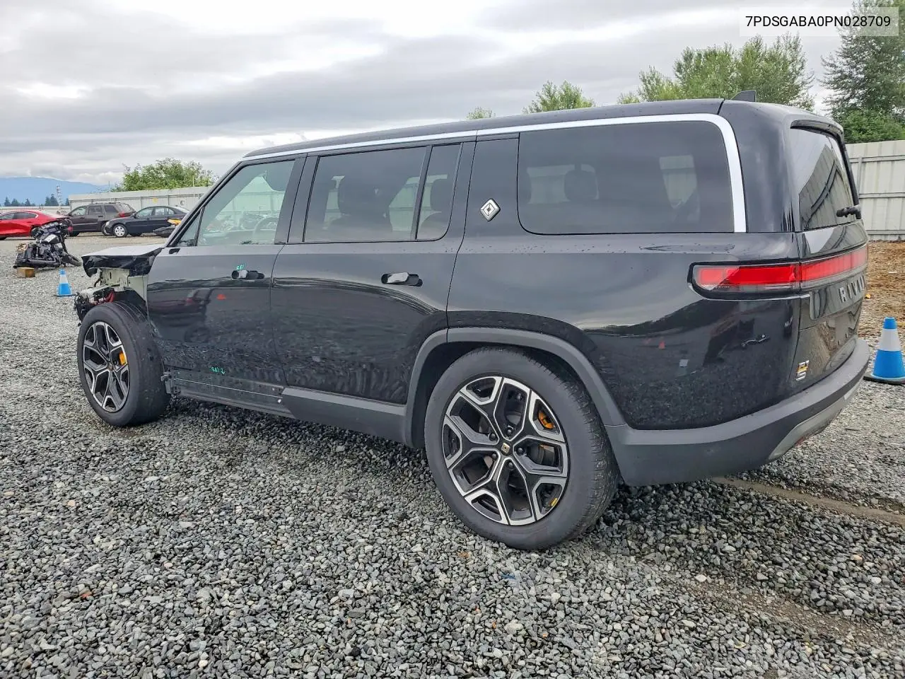 2023 Rivian R1S Adventure VIN: 7PDSGABA0PN028709 Lot: 55080546
