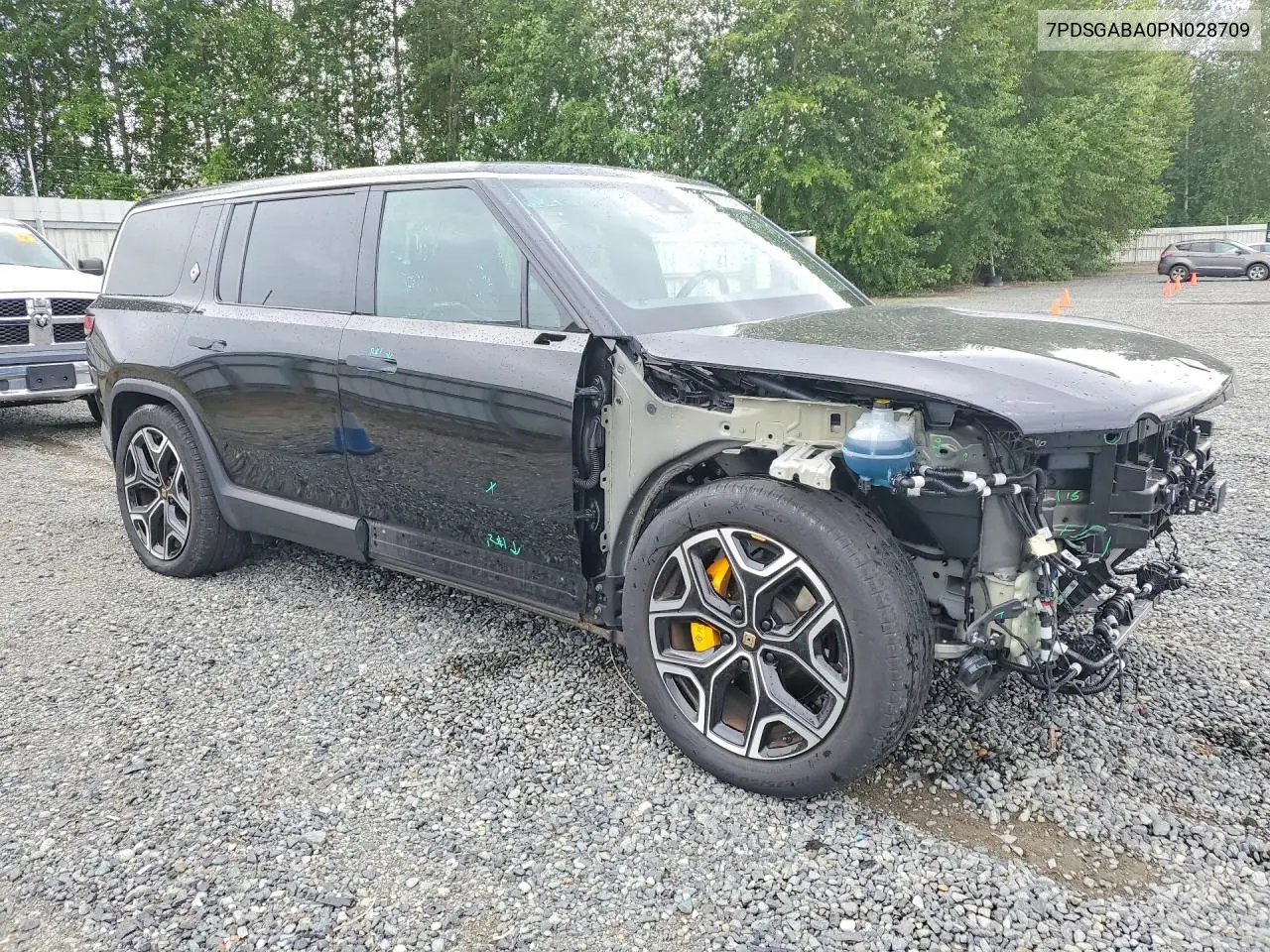 2023 Rivian R1S Adventure VIN: 7PDSGABA0PN028709 Lot: 55080546