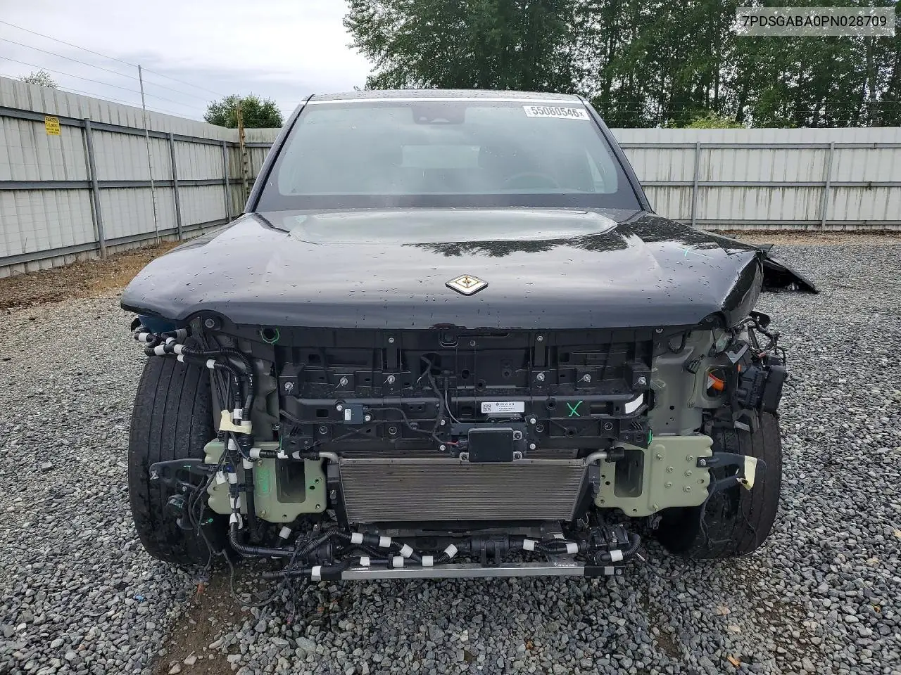2023 Rivian R1S Adventure VIN: 7PDSGABA0PN028709 Lot: 55080546