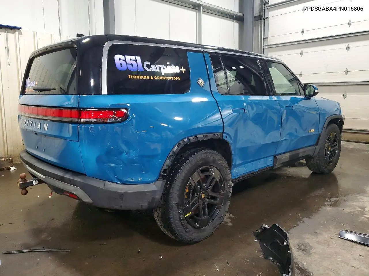 2023 Rivian R1S Adventure VIN: 7PDSGABA4PN016806 Lot: 55923636