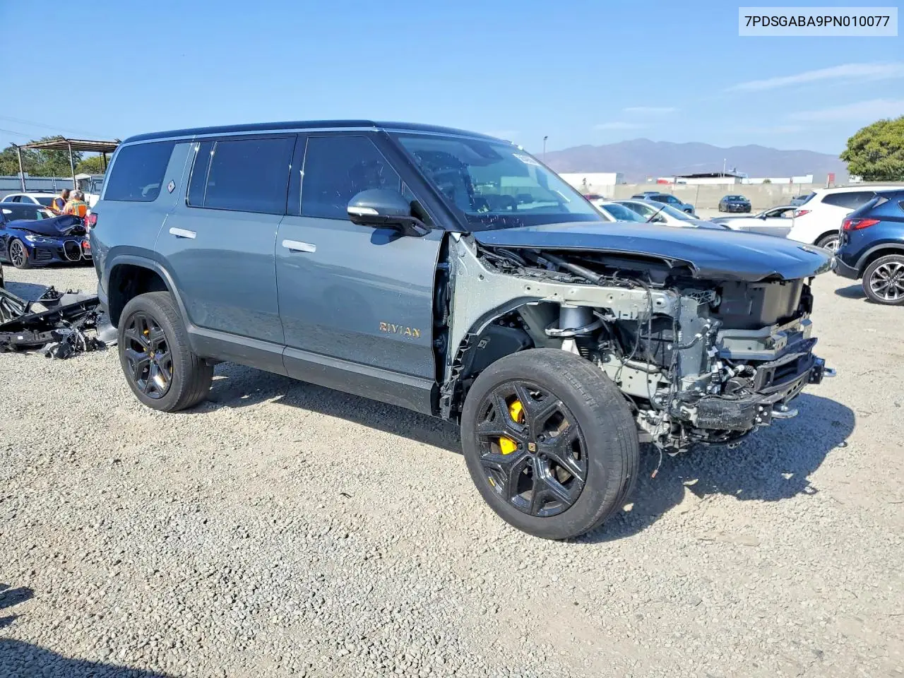 2023 Rivian R1S Adventure VIN: 7PDSGABA9PN010077 Lot: 56540556