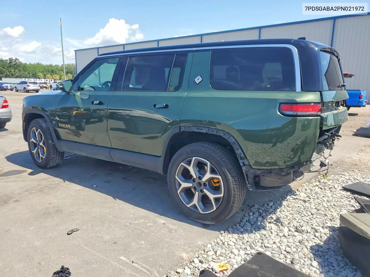 2023 Rivian R1S Adventure VIN: 7PDSGABA2PN021972 Lot: 57783386