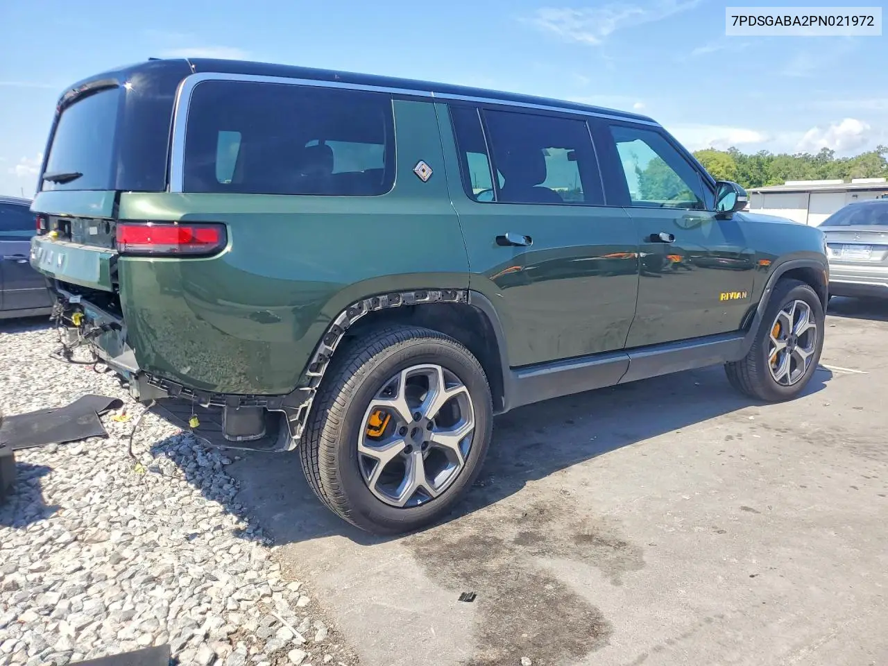 2023 Rivian R1S Adventure VIN: 7PDSGABA2PN021972 Lot: 57783386