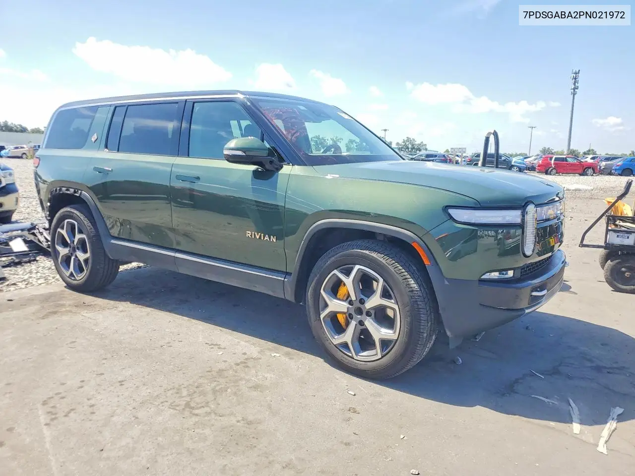 2023 Rivian R1S Adventure VIN: 7PDSGABA2PN021972 Lot: 57783386